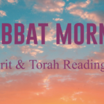 Shabbat Morning Services